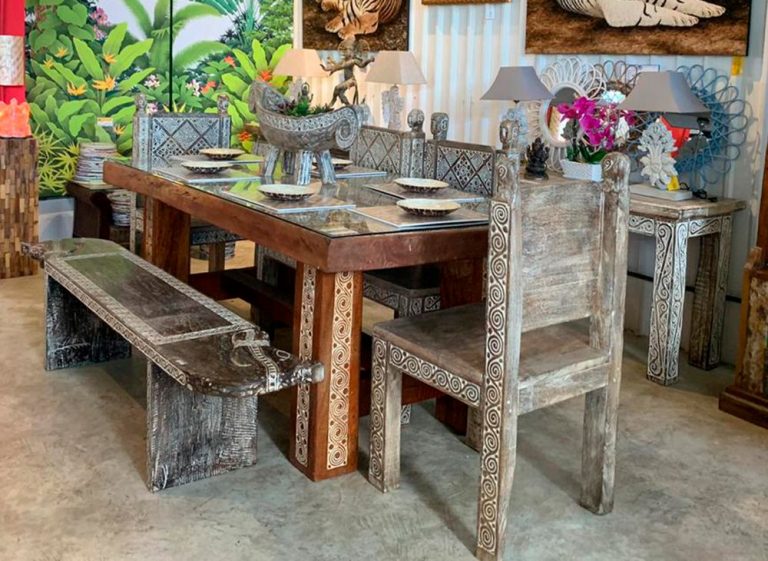 Sillas y bancas de madera de Timor las mejores tiendas de muebles costa rica